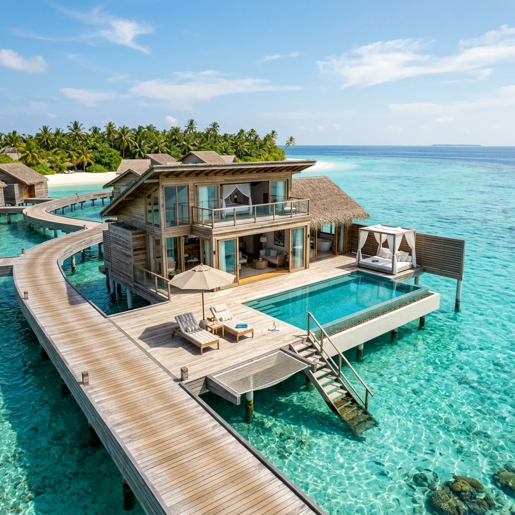Luxury Overwater Villa in the Maldives